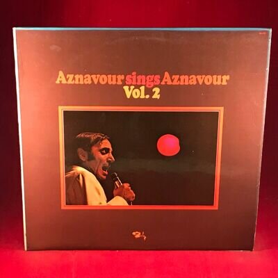 CHARLES AZNAVOUR Sings Aznavour Volume 2 1971 UK vinyl LP To My Daughter