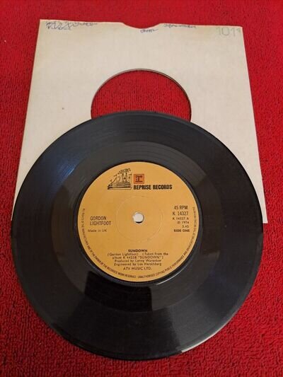 Gordon Lightfoot - Sundown - 7" Vinyl (B20)