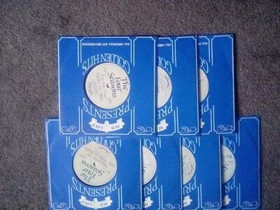 Frankie Valli 4 Seasons Set of Seven 7" Singles