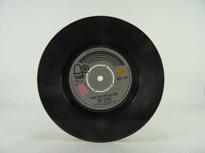 GARY GLITTER I LOVE YOU LOVE ME LOVE 102/1 (102) 2 Track 7" Single Plain Paper S