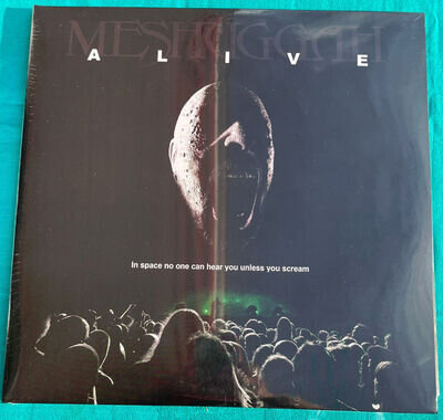 Meshuggah Alive 2vinyl Black White LP 12" 33rpm 2010 Ltd Ed New Sealed! Rare