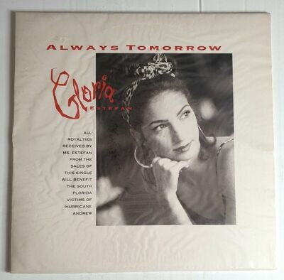 GLORIA ESTEFAN - Always Tomorrow - 1992 UK 3-track 12" vinyl Single Cat# 6583976