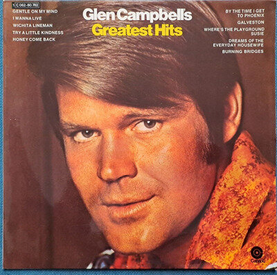 GLEN CAMPBELL - GREATEST HITS - 12" VINYL LP ALBUM RECORD NEAR MINT - BEST OF