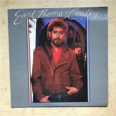 EARL THOMAS CONLEY DON'T MAKE IT EASY FOR ME LP 1983 Nice copy - small saw cut U