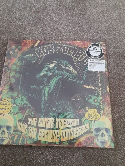 ROB ZOMBIE. THE LUNAR INJECTION KOOL AID ECLIPSE CONSPIRACY. NEON GREEN VINYL