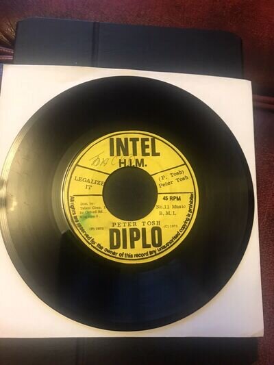 Peter Tosh - Legalize It, 7", (Vinyl) Good Condition. Original 1975.