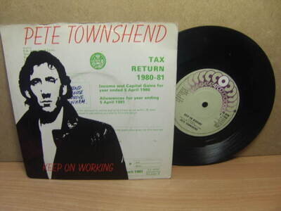 Pete Townshend – Keep On Working 1980 7” ATCO K 11609 PS