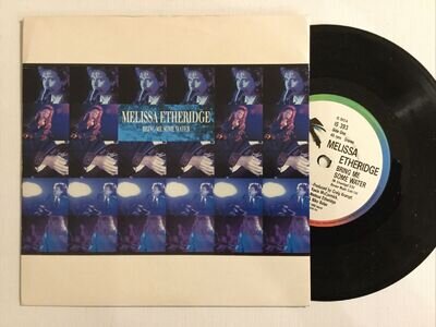 Melissa Etheridge: Bring Me Some Water / Occasionally: 7” N Mint: Free UK Post.