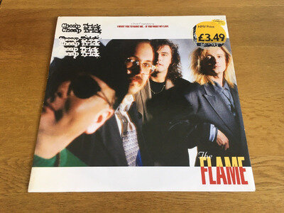 CHEAP TRICK The Flame 12" 1988 Rock EXC/EXC!! Want You To Want Me EPIC