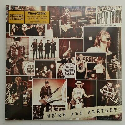 JOB LOT - 5 x Cheap Trick - We're All Alright - Vinyl LP NEW & SEALED Gatefold