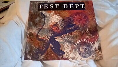 Test Dept. - Terra Firma - 12" Vinyl LP & insert - SUB3300912 Imp. - 1988 Ex+