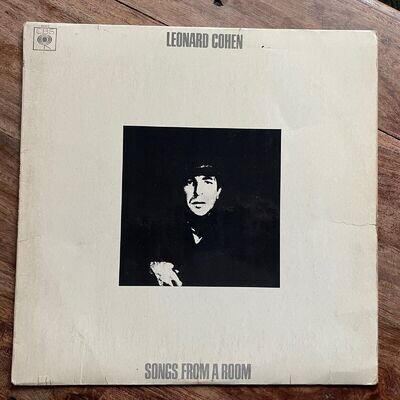 LEONARD COHEN - SONGS FROM A ROOM EX-(sleeve)/VG+ VINYL LP /FIRST MONO PRESSING