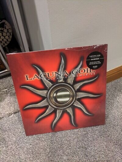 Lacuna Coil - Unleashed Memories LP (Gold with black Splatter Vinyl). sealed.