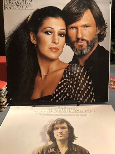 kris kristofferson vinyl Lp Album Record Silver Tongue Devil Natural Act 71-78