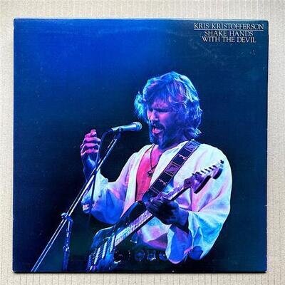 KRIS KRISTOFFERSON SHAKE HANDS WITH THE DEVIL LP 1979 - nice cpoy with inner sle