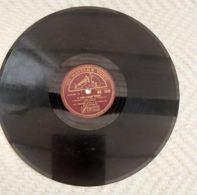 ROY ROGERS A FOUR LEGGED FRIEND 78 rpm HMV BD 1286 KING OF THE COWBOYS