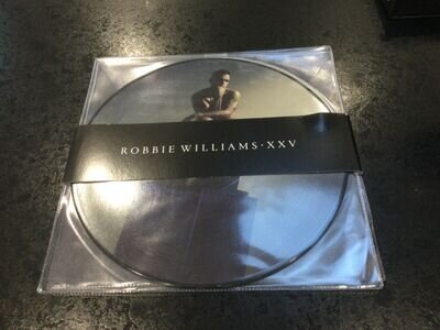 NEW LIMITED EDITION ROBBIE WILLIAMS XXV GREATEST HITS DOUBLE PICTURE DISC VINYL