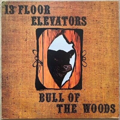 13th FLOOR ELEVATORS : Bull Of The Woods Vinyl Decal (1988) Roky Erickson