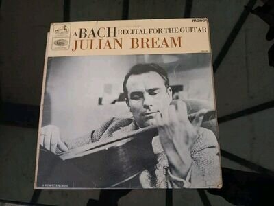 Julian Bream - A Bach Recital For The Guitar, LP, Mono, Good Used Condition