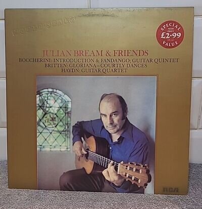 Vintage Julian Bream & Friends 12" LP 1978 Boccherini Britten Haydn RCA