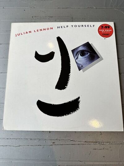 Julian Lennon LP ‘ Help Yourself UK A-1-1 /B-1-1 Album V2668 EX COVER : NM VINYL