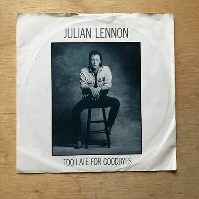 Julian Lennon - Too Late For Goodbyes - JL1 - 7" Single