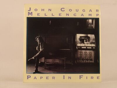 JOHN COUGAR MELLENCAMP PAPER IN FIRE (99) 2 Track 7" Single Picture Sleeve MERCU