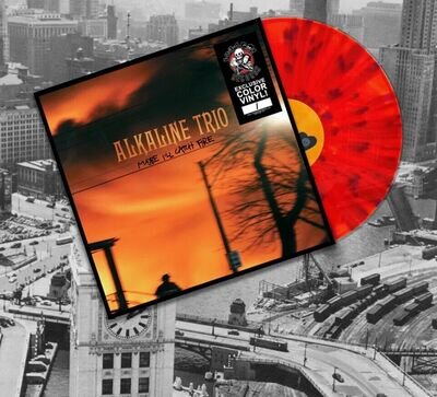 Alkaline Trio Maybe I’ll Catch Fire LE Red Orange Black Numbered LP Vinyl NEW