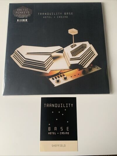 Tranquility Base Hotel + Casino by Arctic Monkeys (Record, 2020) Silver / Flyer