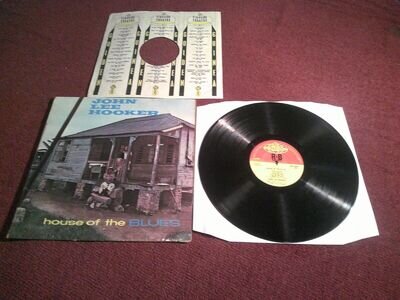 JOHN LEE HOOKER HOUSE OF THE BLUES VINYL UK 1960 1ST PRESS EX/EX+ DELTA BLUES