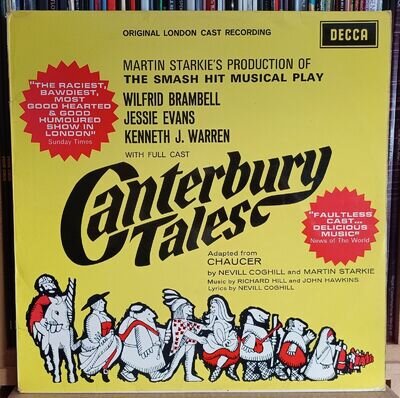 (18) Wilfrid Brambell, Jessie Evans, Kenneth J. Warren etc - Canterbury Tales LP