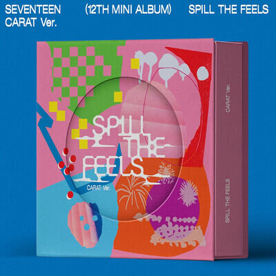 SEVENTEEN [SPILL THE FEELS] 12th Mini Album CARAT Ver/CD+24Booklet+4 P.Card+GIFT