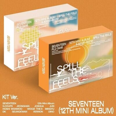 SEVENTEEN SPILL THE FEELS 12th Mini Album KIT Ver/Air-Kit+Post Card+27 Card+GIFT