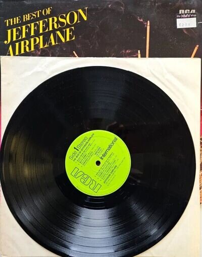 Jefferson Airplane – The Best Of Jefferson Airplane 1980 LP Album vinyl record