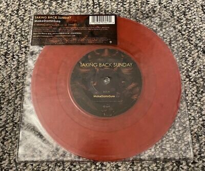 Taking Back Sunday – MakeDamnSure 7" Red Vinyl 2006 TBS