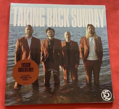 TAKING BACK SUNDAY - 152 BRICK RED VINYL LP Mint, Sealed.