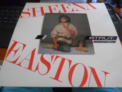 Sheena Easton- "Strut (Dance Mix) / Straight Talkin'" - EMI 12" single