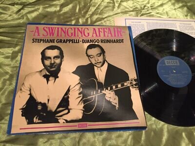 STEPHANE GRAPPELLI / DJANGO REINHARDT - A SWINGING AFFAIR - DECCA 1980 LP VG/M-