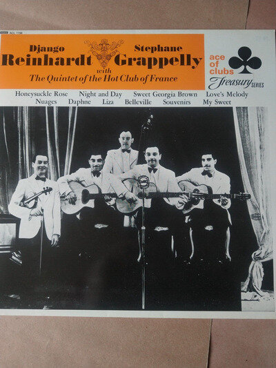 DJANGO REINHARDT & STEPHANE GRAPPELLi - QUINTET HOT CLUB FRANCE - 1963 Mono