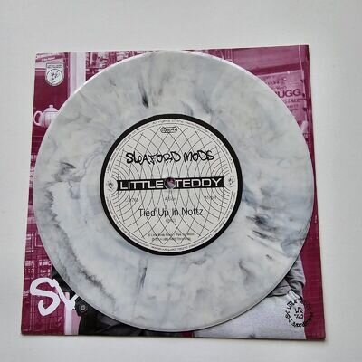 Sleaford Mods - Tied Up In Nottz - 7" White / Black Marble Vinyl - MINT VINYL