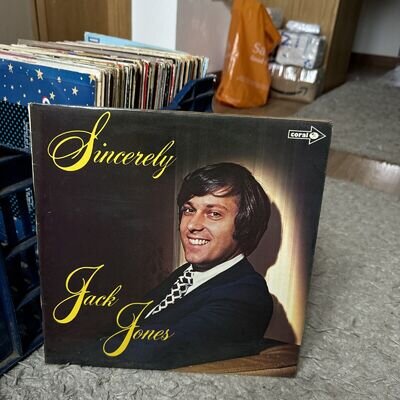 Sincerely Jack Jones Vinyl LP CPS 89