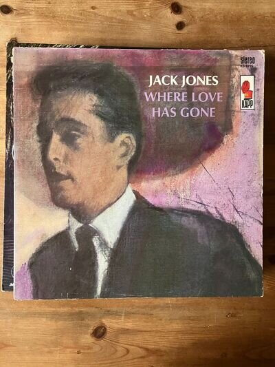 Jack Jones - Where Love Has Gone - 1964 US Easy Listening Vinyl Record LP