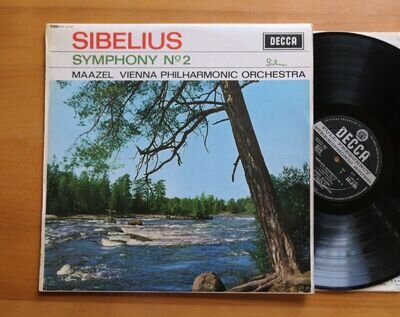 SXL 6125 ED1 Sibelius Symphony no. 2 Lorin Maazel Decca Stereo 1st WBg EX