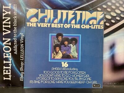 Chi-Lites Chi-Litetime The Very Best Of LP Album Vinyl Record BRLS3023 Soul 70’s