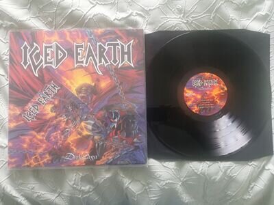 ICED EARTH THE DARK SAGA 12"BLACK VINYL NEW