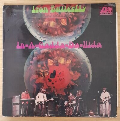 IRON BUTTERFLY - IN-A-GADDA-DA-VIDA - HEAVY ROCK SPANISH 1ST ISSUE VG+ VINYL LP