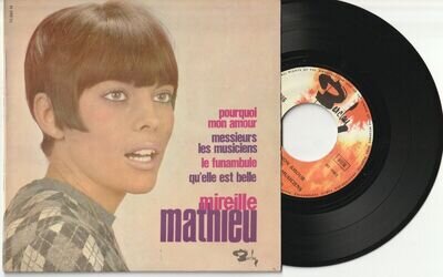 MIREILLE MATHIEU EP (1966) EX- copy FRENCH BARCLAY label 70996