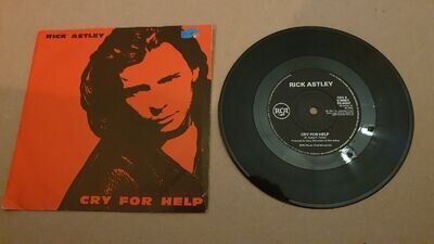 Rick Astley, Cry For Help, 7" Vinyl Single Record EXCELLENT