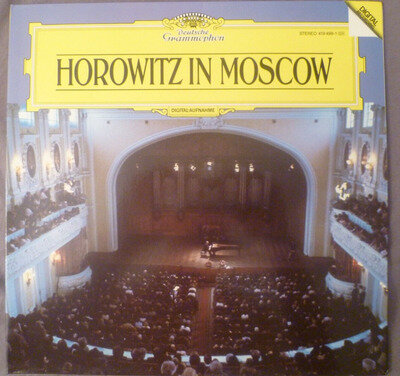 419 499-1 - VLADIMIR HOROWITZ IN MOSCOW - DIGITAL VINYL LP RECORD DG GATEFOLD