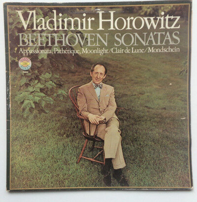 VLADIMIR HOROWITZ - BEETHOVEN SONATAS - GATEFOLD LP VINYL RECORD - CBS 78892